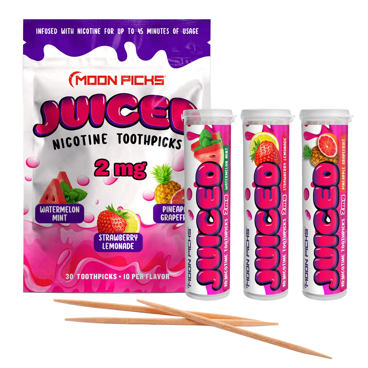 Juiced 2mg Nicotine - Variety Sampler 3pk (30 CT)