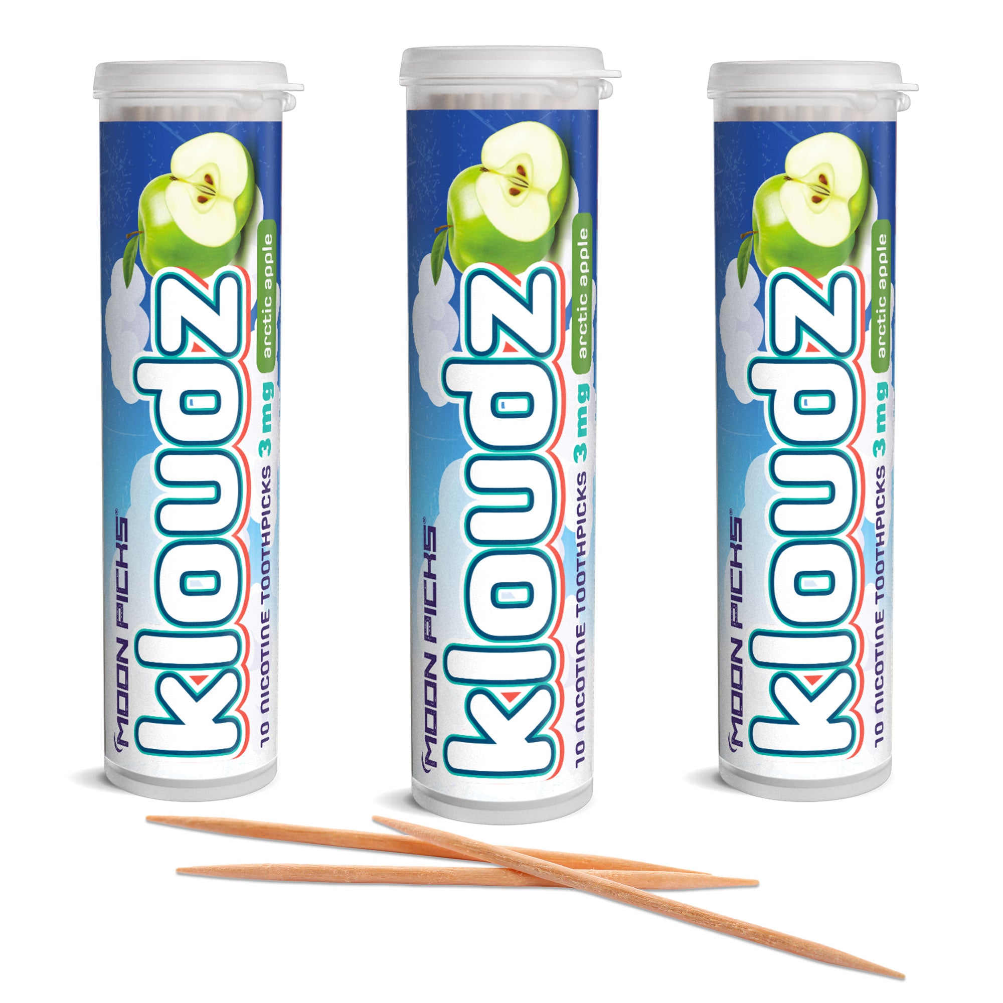 Kloudz 3mg Nicotine - Arctic Apple - Moon Picks