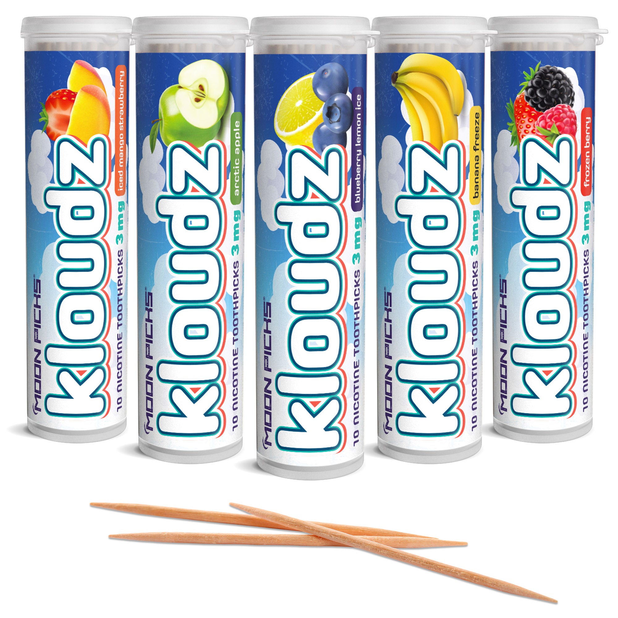 Kloudz 3mg Nicotine - Variety 5pk - Moon Picks