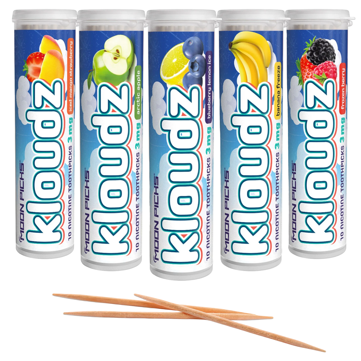 Kloudz 3mg Nicotine - Variety 5pk