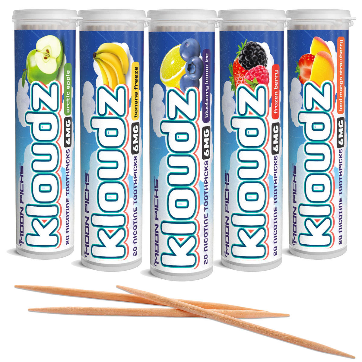 Kloudz 6mg Nicotine - Variety 5pk