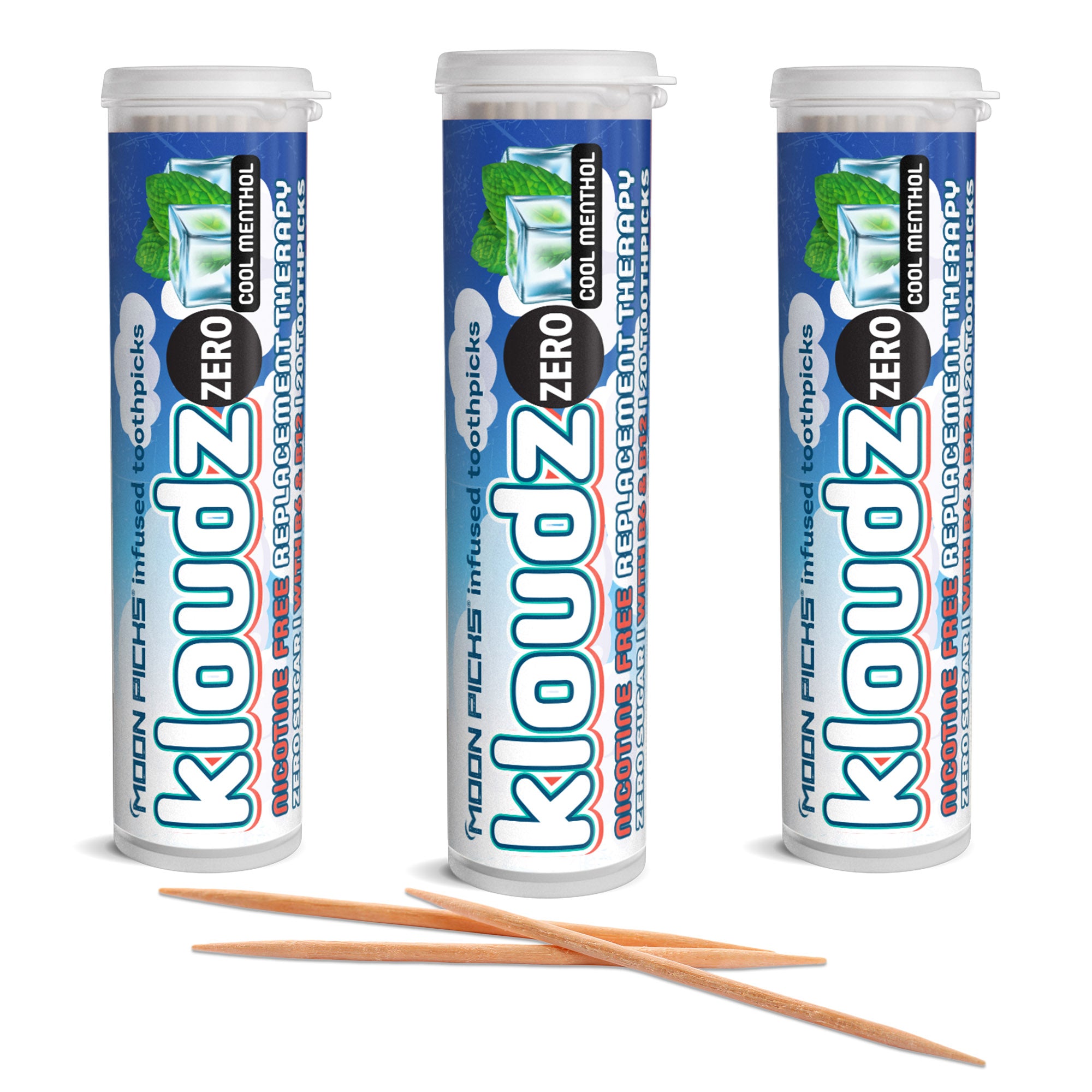Kloudz Zero Nicotine Free - Cool Menthol - Moon Picks