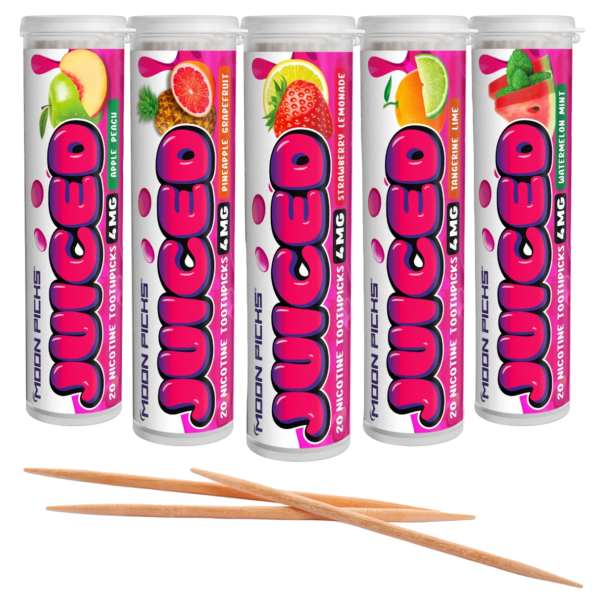 Juiced 4mg Nicotine - Variety 5pk
