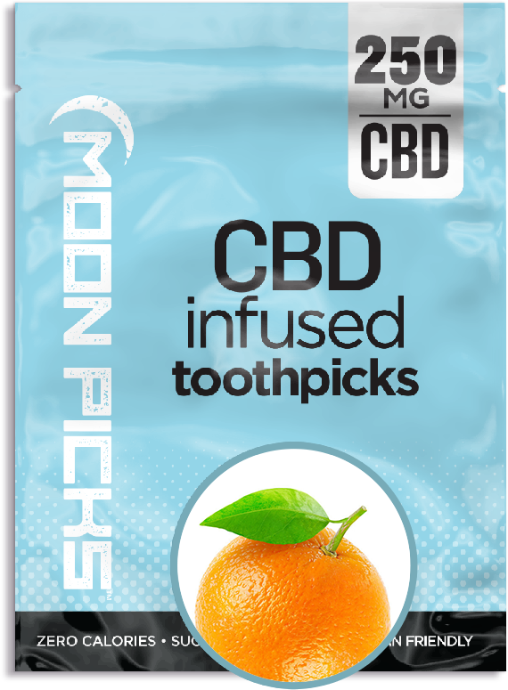 CBD Toothpicks 250mg - Orange