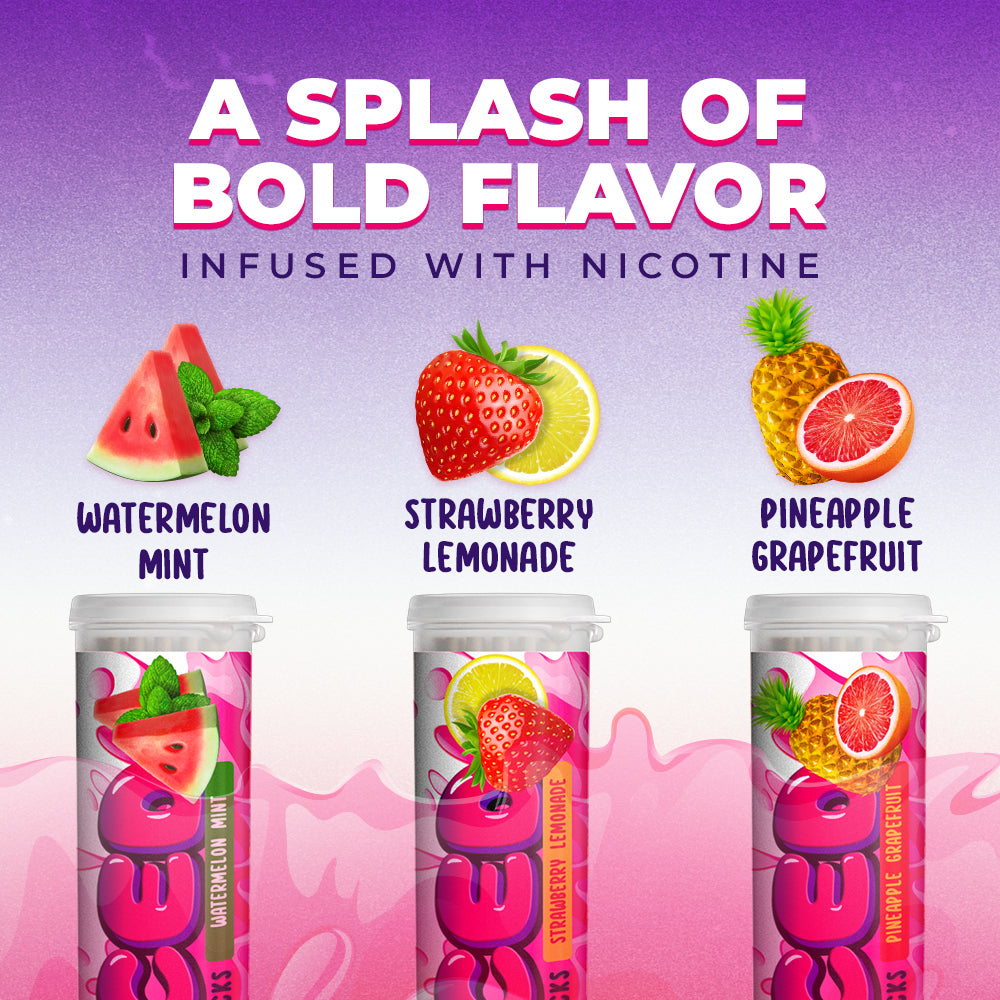 Juiced 2mg Nicotine - Variety Sampler 3pk Juiced 2mg Nicotine - Variety Sampler 3pk