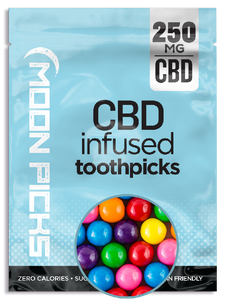 CBD Toothpicks 250mg - Bubble Gum
