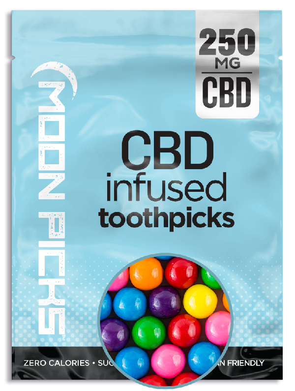 CBD Toothpicks 250mg - Bubble Gum