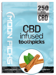 CBD Toothpicks 250mg - Cinnamint