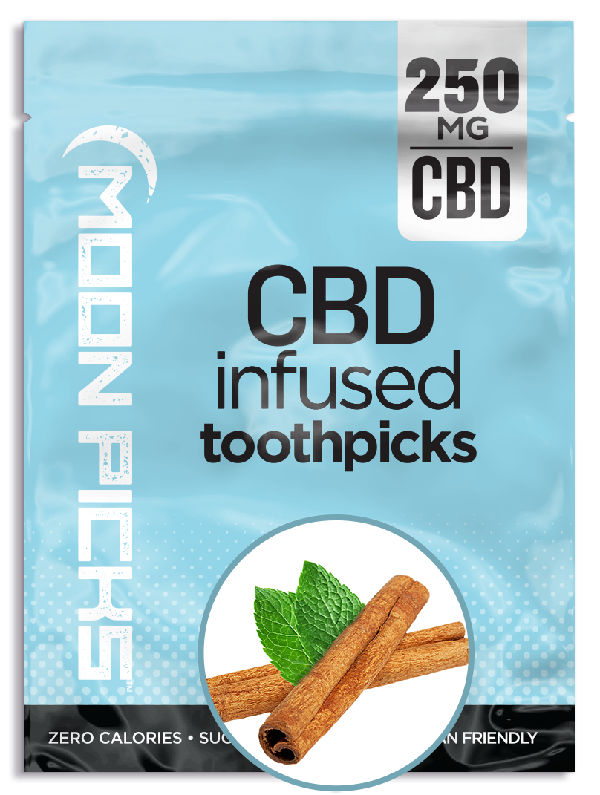CBD Toothpicks 250mg - Cinnamint